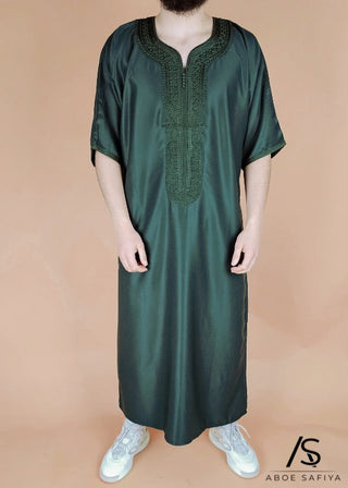 Marokkanisches Kandora 'Luxury' Green von Rafiq