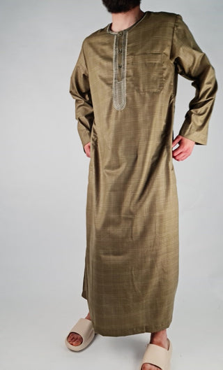 Marokkanische Qamis-Olive „Checker“ von Zein