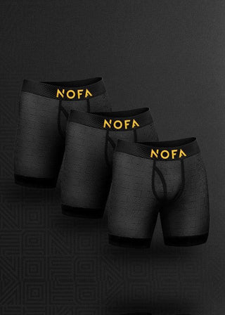 Multipack Boxershorts Schwarz von NOFA Unterwäsche