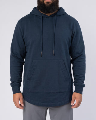 Oversized Hoodie Refined Navy Studiofoto