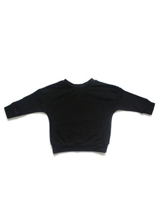 Übergroßer Pullover Schwarz von MINI&ME von sisi