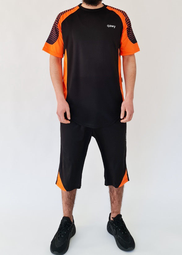 Fußballtrikot von Qawy – Orange