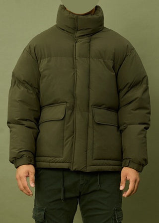 Grüne Winterjacke 'Puffer' von Frilivin