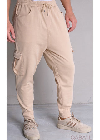 Cargohose 'Flex' Beige von Qaba'il