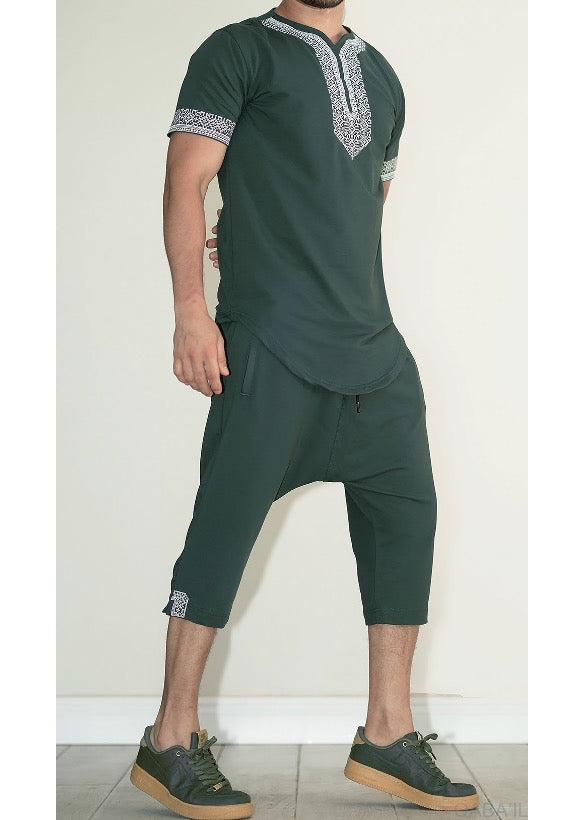 Sommeroutfit Etniz Green von Qaba'il